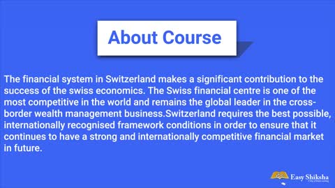 Swiss Financial System Tutorial