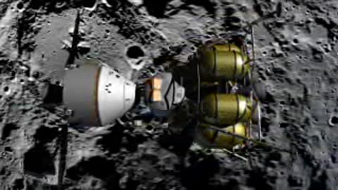 Lunar surface Nasa video