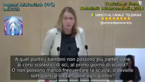 DAGMAR BELAKOWITSCH: discorso BOMBA al Parlamento Austriaco su VACCINAZIONE (08/05/2021)