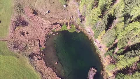 Il Lago di Covel in Val di Pejo nel Parco Nazionale dello Stelvio in Trentino