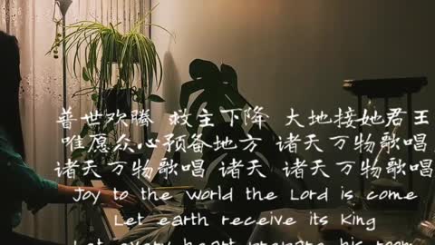 普世欢腾 Joy to the World 诗歌钢琴伴奏 Hymn Gospel Accompaniment Piano Cover歌词字幕WorshipTogetherWT V101