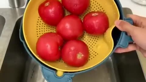 Vegetable wash basket