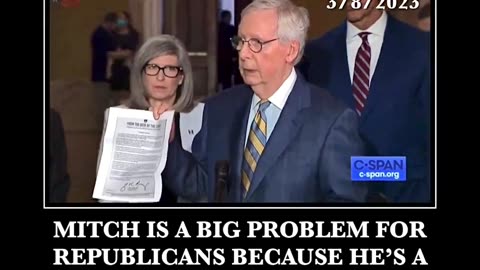 Bitch McConnell is a treasonous RINO