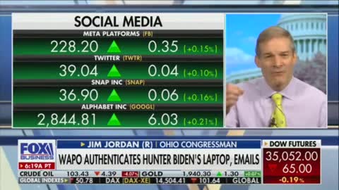 Rep Jordan: What Did Big Tech Know When They Suppressed Hunter Biden Story?