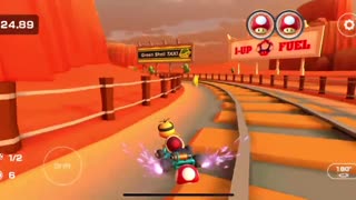 Mario Kart Tour - Baby Mario Cup Challenge: Time Trial Gameplay