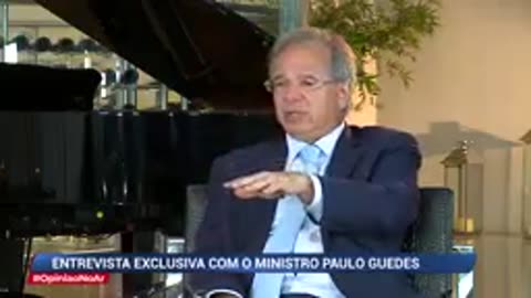RedeTV - “A pandemia criou uma economia de guerra no mundo”, diz Paulo Guedes.