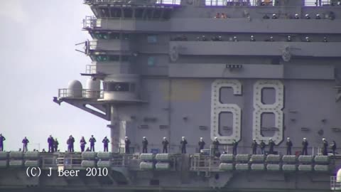USS Nimitz, Homecoming, 2010, San Diego