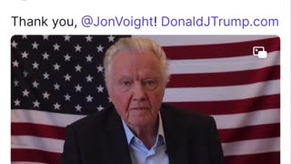 Donald J. Trump @realDonald Trump Thank you Jon Voight!