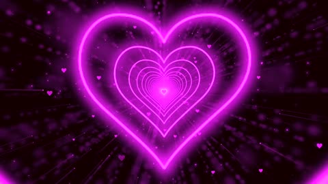 565. NT04 05 Heart 565. Tunnel Background💖Pink Neon Heart Background Heart Heart