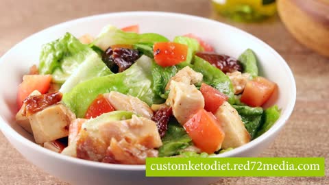 Easy Keto Diet Recipe Honey-Mustard Rotisserie Chicken Salad