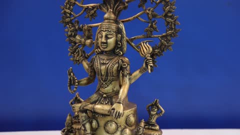 Dakshinamurti Shiva Dhokra Art Panchaloha Bronze from Swamimalai