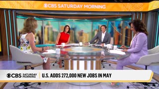 Labor Department released the May employment report CBS News