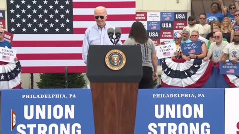 LIVE: President Biden Delivering Remarks Celebrating Labor Day...