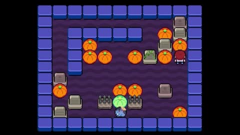 Have you ever played how to push pumpkins in a maze