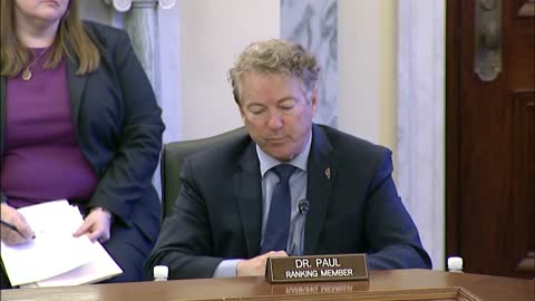 Dr. Rand Paul's Opening Statement at Small Business Committee Markup - February 15, 2022