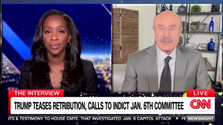 Dr. Phil emphatically SHUTS DOWN biased CNN reporter on Trump case