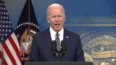Biden: There is NOTHING standing in the way of OIL COMPANIES increasing domestic production