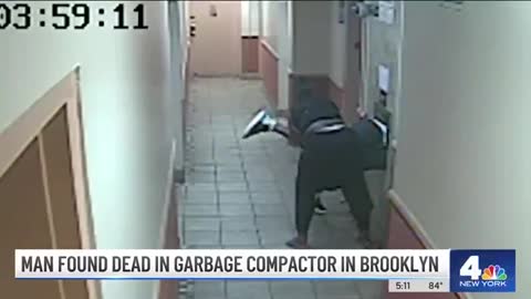 SO A MAN CLIMBS INSIDE A TRASH COMPACTOR, WHAT COULD POSSIBLY GO WRONG ? GUESS WHAT HAPPENED