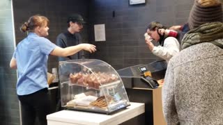 Fast Food Argument Escalates into Food Fight