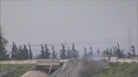 🔥 Syria Conflict | SAA Tank Cooks Off After Getting Hit by an FSA IED | Khirbet Ghazaleh, Dara | RCF