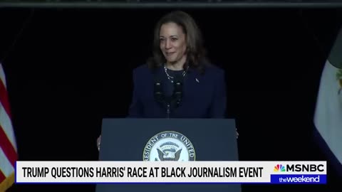 Trump triples down on racist attacks against Harris