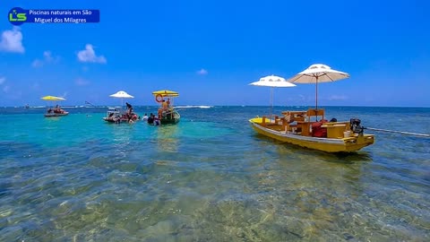 The stunning beaches of São Miguel dos Milagres, Alagoas, Brazil