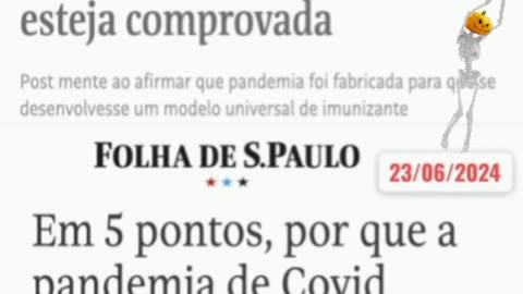 FOLHA DE SÃO PAULO: Eu minto,Tu mente, Ele mente, Nós mentimos.