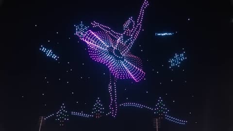 GUINNESS WORLD RECORD Christmas Drone Show! (1,500+ Drones)