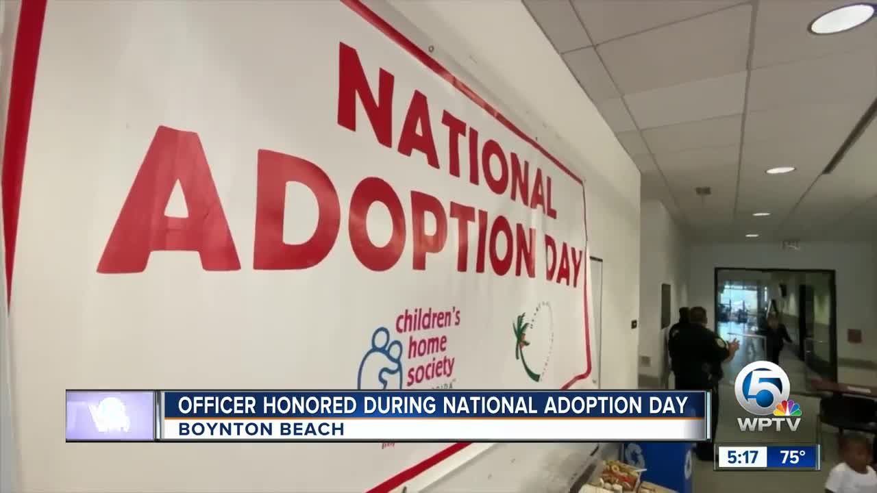 Boynton Beach officer receives adoption advocate award