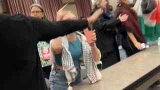 Pro-Palestinian Protesters Harass GOP Rep, Conservative Influencer At Campus Event