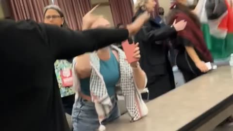 Pro-Palestinian Protesters Harass GOP Rep, Conservative Influencer At Campus Event