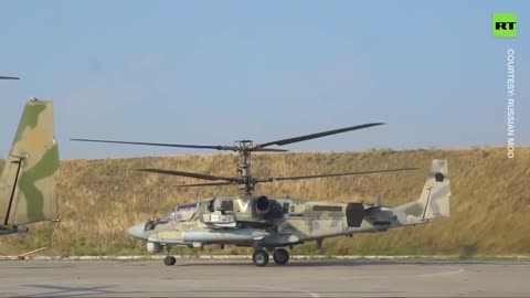 deNAZIfication: Russian Ka-52 Crews Take Out Ukrainian Marines