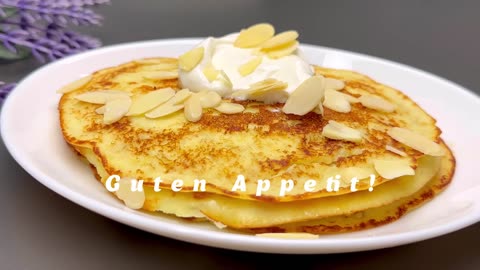 Recipe for pancakes without flour! Healthy diet breakfast with 3 ingredients!