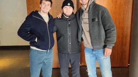 Khabib Nurmagomedov & Zlatan Ibrahimovic watching an AC Milan game at the San Siro