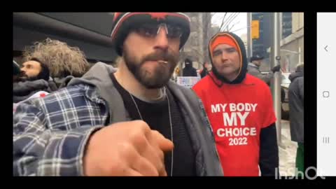 NAZI Police Moving In On Peaceful Protesters In Ottawa Right Now Feb. 18, 2022 #TrudeauForTreason