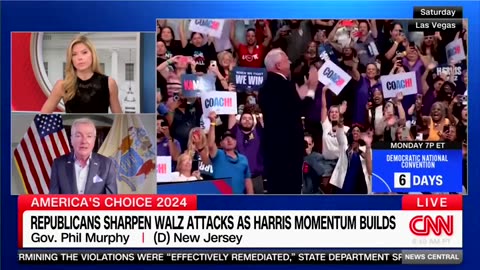 CNN Host Presses Democrat Gov Point-Blank On Whether Kamala Harris Should Speak To The Press