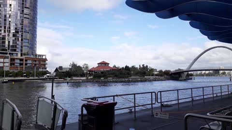 On The Swan River Ferry Perth Australia | South Perth To Elizabeth Quay