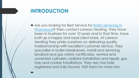 Best Boiler Servicing in Thornwood.