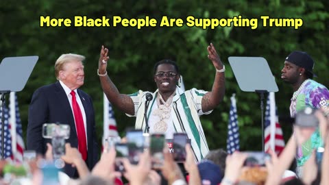 MORE BLACK PEOPLE ARE SUPPORTING TRUMP THEN EVER