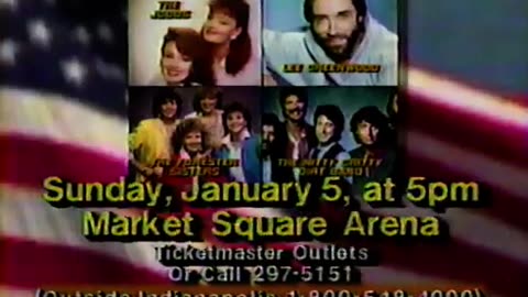 January 4, 1986 - Ad for WFMS/WTHR Country Concert at Market Square Arena