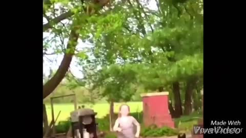 Funny chickens Chasing kids and adults funny videos 2021