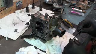 Suzuki LT F500F Vinson 500 4x4 rebuild part 2