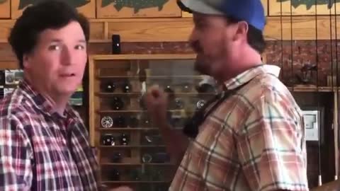 Watch How Tucker Handles Being Confronted by Fly Fisherman Who Calls Him the 'Worst Human Being'
