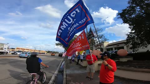 STOP THE STEAL rally in Orlando with the Vietnamese For Trump people.