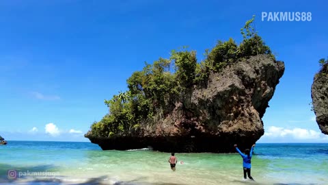 Tengkera Beach in Wawonii Island