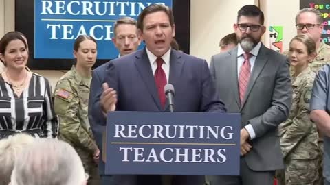 Gov. Ron DeSantis: Florida Will Not Be Tolerating the Woke Indoctrination Machine In Our K-12 Schools