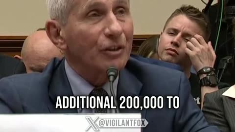 Breaking Fauci Blames Unvaccinated Who Refuse the Jabs Responsible 200000 to 300000 Covid Deaths