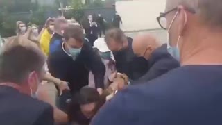 French President Gets Slapped in the Face