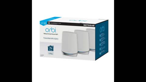 Review: NETGEAR Orbi RBK753S High-Performance Whole Home Mesh WiFi System 3-Pack Includes 1 Rou...