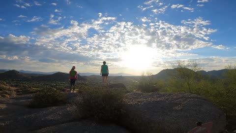 Sunrise at Pinnacle Peak